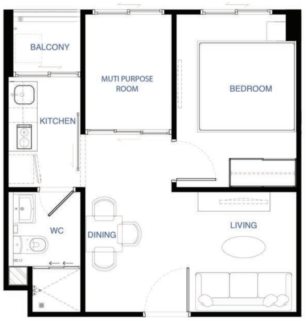 1 Bedroom Plus