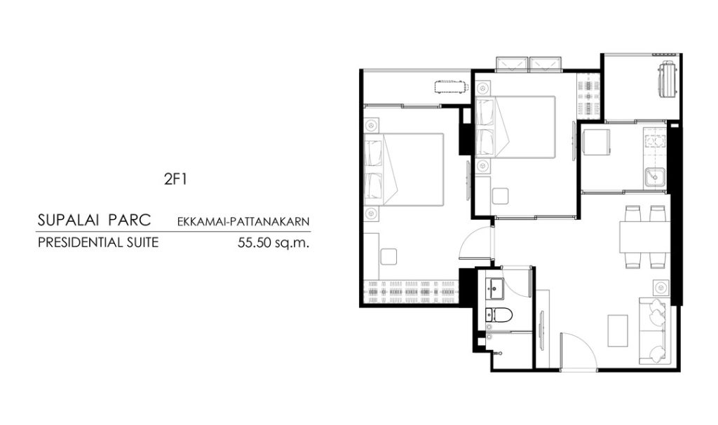 supalai parc presidential suite (2F1)