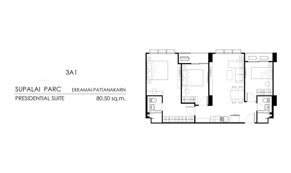 supalai parc presidential suite (3A1)