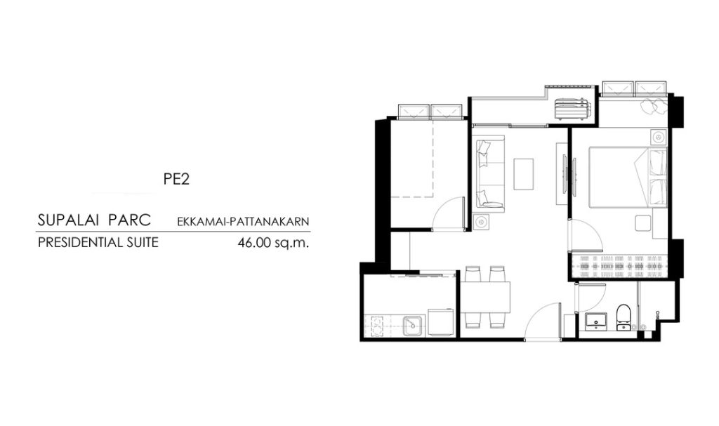 supalai parc presidential suite (PE2)