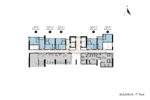 THE SAINT RESIDENCES : Tower B : Building B (7th Floor)