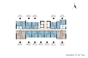 THE SAINT RESIDENCES : Tower B : Building B (8th-40th Floor)