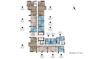 THE SAINT RESIDENCES : Tower C : Building C (41st Floor)