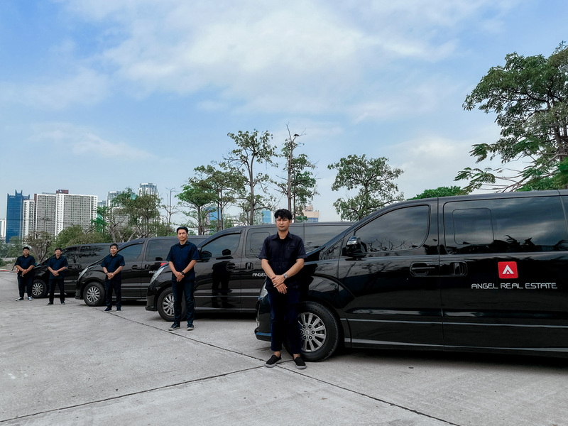 angel real estate transfer service 4 vans in bangkok